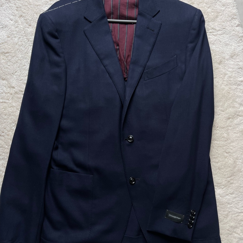 Ermenegildo Zegna High Performance Dark Blue Jacket